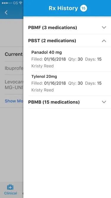 Rx History. The complete record, for reading
